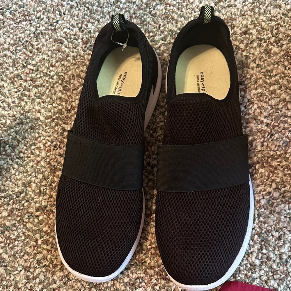 Easy Spirit Black Comfort Sneakers